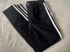 140㎝/sisterジェニィ/ストレッチ/ラインスキニーパンツ/黒/長ズボン