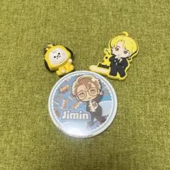BTS BT21 JIMIN CHIMMY キーホルダー 缶バッジ