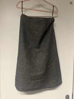 NATURAL BEAUTY BASIC 台形チェック柄スカート