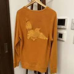 Saturdays New York City 黄オレンジ色の鳥刺繍トレーナーのサムネイル