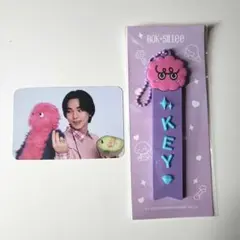 key★SHINee　ボクシリ　ネームタグ　キーホルダー　店舗トレカ