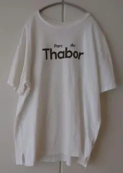 Parc du Thabor ロゴプリント Tシャツ ホワイト