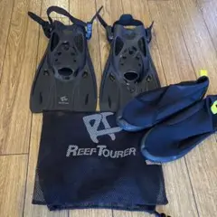【まとめ買い有】Reef Tourerブラックフィン　マリンシューズ　セット