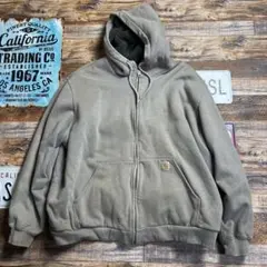 ス*ク様 Carhartt カーハート 2XL 裏ボア ジップパーカー フーディ