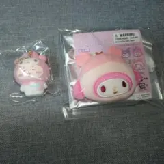 ちいかわ　サンリオ　キーホルダー　ヘアクリップ