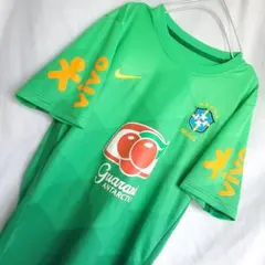 ナイキ ブラジル代表　プレマッチ　トレーニングウェア　ユニフォーム 緑