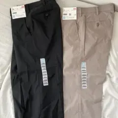 【新品】UNIQLO 感動パンツ ライクパンツ 2色セット