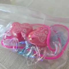 新品未使用☆KP ハート型ミミちゃんヘアゴム☆ニットプランナー☆