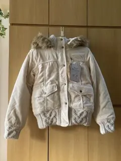 未使用品　エニミニ　Eeni Meeni ホワイトブルゾン　ニット　Mサイズ