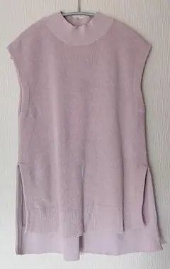 スナイデル ニットベスト (くすみピンク)