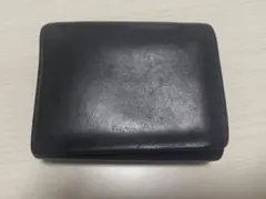 アニエスベー　黒レザー二つ折り財布