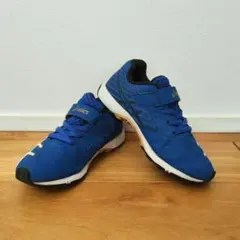 asics 青 スニーカー 19センチ