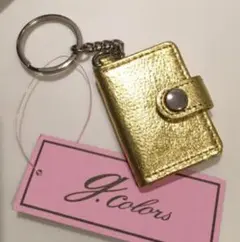 g.colors 本革 写真入れ キーホルダー
