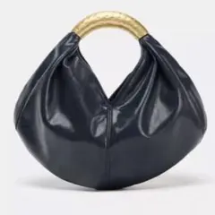 ZARA未使用　メタルハンドルハンドバッグ　値下げ不可