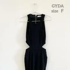 GYDA ジェイダ バックジップテレコロンパース　ブラック