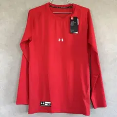 UNDER ARMOUR アンダーアーマー 長袖 アンダーシャツ 赤 XXL