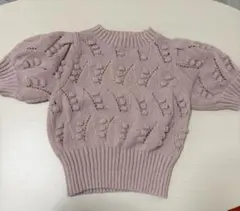 NICE CLAUP 半袖ニットプルオーバーのサムネイル
