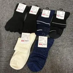 新品 未使用 UNIQLO スポーツ ショートソックス ハーフソックス 6足のサムネイル