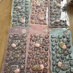 ちいかわ立体シール6シートセット