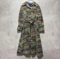 昭和レトロ チェック柄 ベルト付き 70s ヴィンテージ　ワンピース　古着