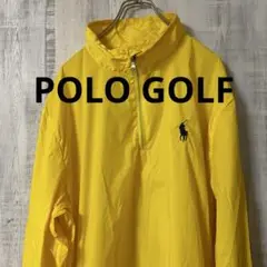 POLO GOLF ハーフジップ　ナイロンジャケット　レインウェア　イエロー