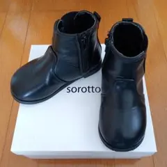 sorotto ブラック ブーツ サイドファスナー 17センチのサムネイル