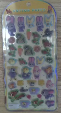 【正規品】コットンパフィーシール ズートピア クーリア　カミオジャパン