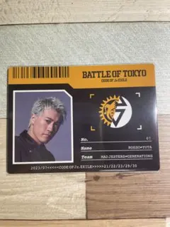 中務裕太 GENERATIONS  BOT フォトカード　トレカ