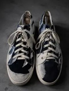 Yohji YamamotoPOUR HOMME カモ柄 キャンバススニーカー4のサムネイル