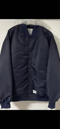 wtaps チームジャケット　カラー　ネイビー