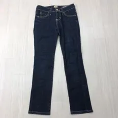 EDWIN エドウィン タイト ストレート ストレッチ デニムパンツ 27