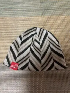Red Stripe ビーニー ニット帽 リバーシブル