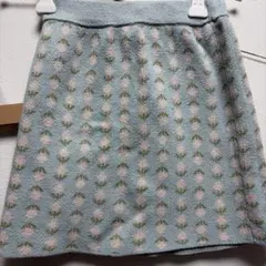 misha&puff flower jacquard skirt 3-4Y