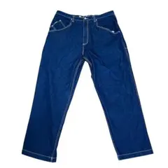 00s karl kani baggy jeans Navy w36 - メルカリ