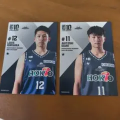 信州ブレイブウォリアーズ Bリーグカード２枚セット 栗原選手小栗選手のサムネイル