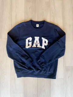 GAP ネイビー クルーネック S スウェット トレーナーのサムネイル