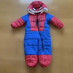 スパイダーマン 中綿ジャンプスーツ カバーオール　100cm