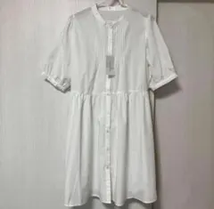 Honeys 半袖 シャツワンピース レディース M