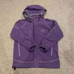AIGLE フード付き紫ジャケット