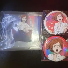 呪術 廻戦 セガ ラッキーくじ 釘崎野薔薇　アクリルスタンド　缶バッジ