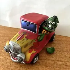 ♡激レア♡ Rat Fink ラットフィンク　車 AUTO WORLD 1:18 RAT FINK LUCKY No.13 FIRE TRUCK w/ RAT FINK