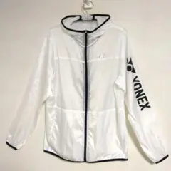 美品 YONEX ヨネックス ジャケット ホワイト シースルー 透け感