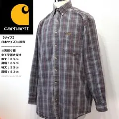 ★ヴィンテージ★カーハート◆ボタンダウンシャツ◆チェックグレー