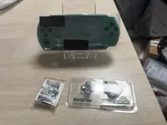 PSP-3000用 外装シェル ボタンセット グリーン