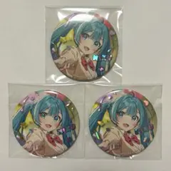 プロセカ 初音ミク グリッター 缶バッジ 20個 18a 保護カバー - メルカリ