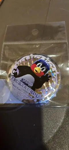 ヤクルトスワローズ つば九郎 ホログラム缶バッジ レディースデー 燕フラワー