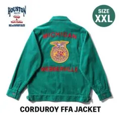 新品＊HOUSTON コーデュロイ FFAジャケット 春夏 グリーン [L] - メルカリ
