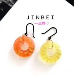 CUTE♡ No.790 ドロップみたいなカラフルリングビアス ※金具変更無料♡