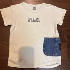 F.O.KIDS Tシャツ 120cm デニムポケット付 エフオーキッズのサムネイル