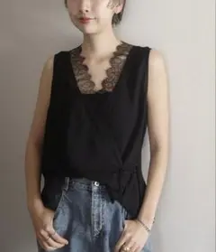 【完売品】solstiss frenchlace ジレ　plage プラージュ